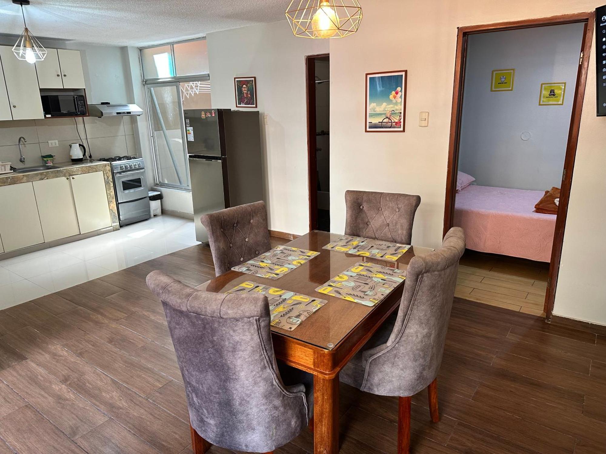Hermoso Depa Amoblado 3Camas Wifi Terraza Lima Luaran gambar