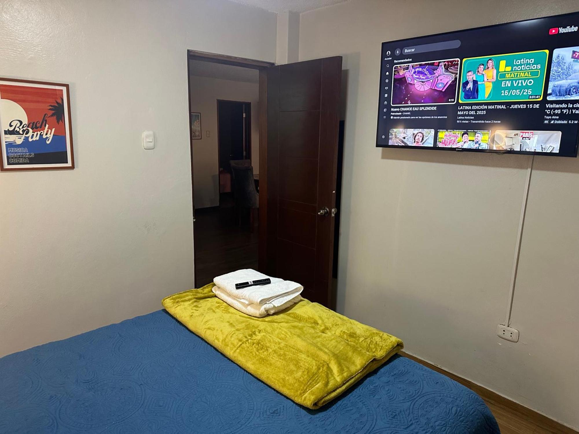Hermoso Depa Amoblado 3Camas Wifi Terraza Lima Luaran gambar